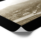 Charleston West Virginia Birdseye Foto 1909 Poster (Ecke)