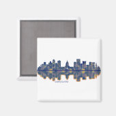 Charleston West Virginia Magnet (Vorderseite/Rückseite)