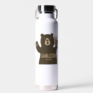 Charleston West Virginia Peace Bär Trinkflasche