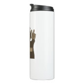 Charleston West Virginia Peace Bear Thermosbecher (Nach rechts gedreht)