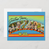 Charleston West Virginia Postkarte (Vorne/Hinten)