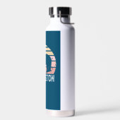 Charleston West Virginia Retro Bear Trinkflasche (Links)