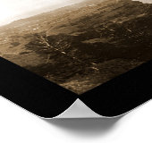 Charleston West Virginia River View Foto 1913 Poster (Ecke)