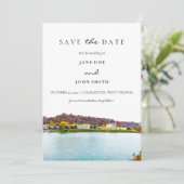 Charleston West Virginia Save the Date Card (Stehend Vorderseite)
