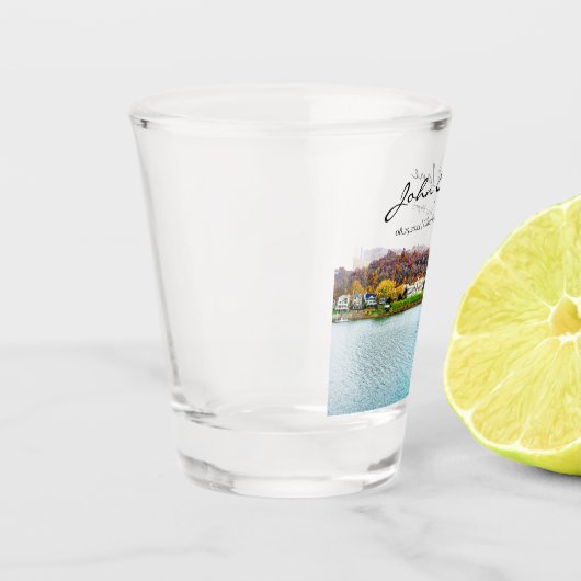 Charleston West Virginia Schnapsglas (Links)