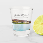 Charleston West Virginia Schnapsglas (Vorderseite)