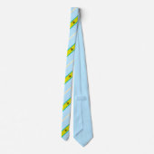 Charleston (West Virginia) Stadtflagge Neck Tie Krawatte (Rückseite)