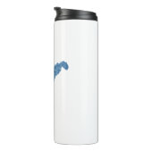 Charleston West Virginia Wood Grain Thermosbecher (Nach rechts gedreht)