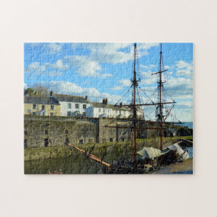 Charlestown Cornwall England Poldark Standort Puzzle