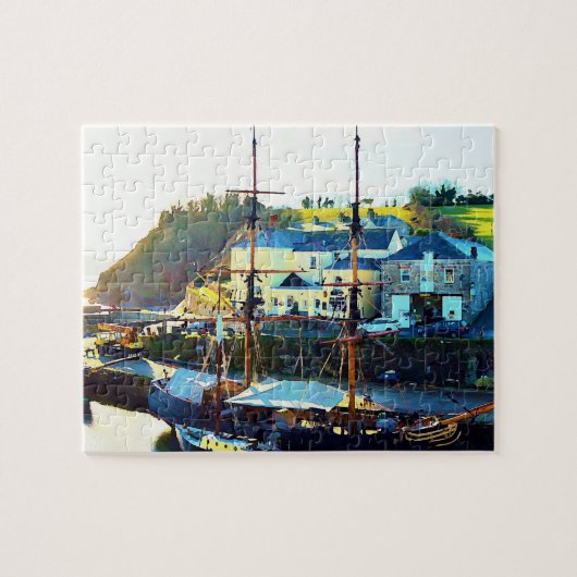 Charlestown Hafen Cornwall England Puzzle (Horizontal)