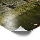 Charlestown Harbour Cornwall UK Poldark Location Fotodruck (Ecke)