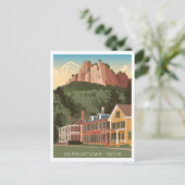 Charlestown Nevis Vintag Postkarte (Stehend Vorderseite)