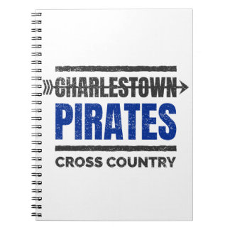 Charlestown Pirates Cross Country Tasse Notizblock