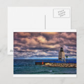 Charlevoix Light 0812 Postkarte (Vorne/Hinten)