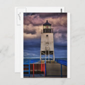 Charlevoix Light 0817 Postkarte (Vorne/Hinten)