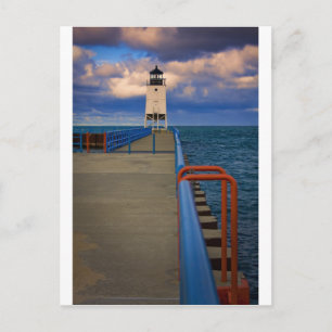 Charlevoix Light 0818 Postkarte