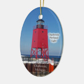 Charlevoix Pierhead Lichtschmuck Keramik Ornament (Links)