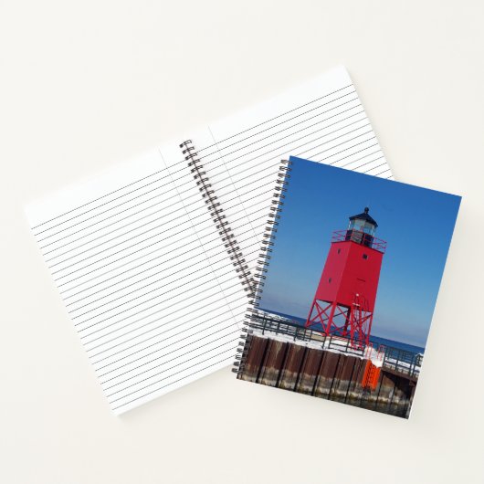 Charlevoix Pierhead Light Notebook Notizblock (Innenseite)