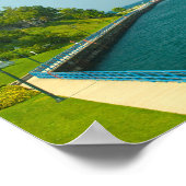 Charlevoix South Pier Light Station, Charlevoix, M Poster (Ecke)