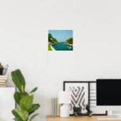 Charlevoix South Pier Light Station, Charlevoix, M Poster (Heimbüro)