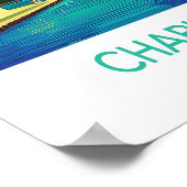 Charlevoix Travel Poster, Michigan Poster (Ecke)