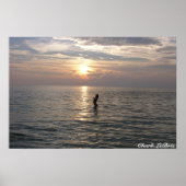 Charli am Strand Poster (Vorne)