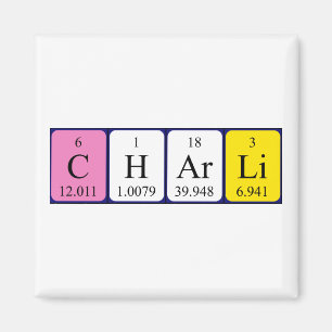 Charli-Periodenmagnet Magnet