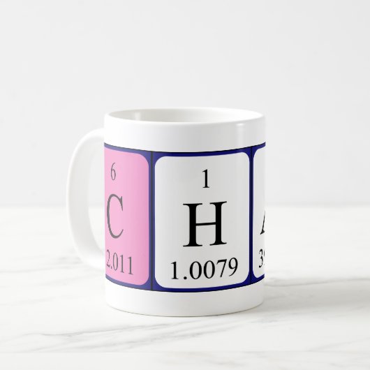 Charli Periodenname Tasse (Vorderseite Links)