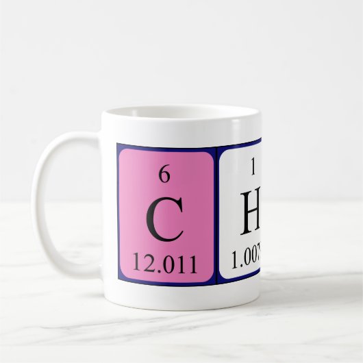 Charli Periodenname Tasse (Links)