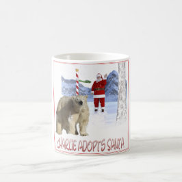 Charlie Adoptiere Santa Cover Art Kaffeetasse