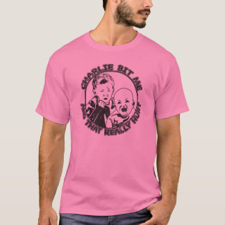 Charlie biss mich (heller T - Shirt) T-Shirt