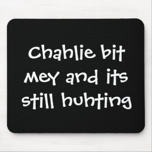 Charlie biss mich Youtube mousepad