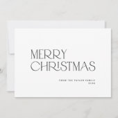 CHARLIE Black Easy Simple Family Frohe Weihnachten (Vorderseite)