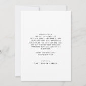 CHARLIE Black Simple Family Multi Foto Weihnachten (Rückseite)