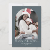 CHARLIE Blue Arch Xmas Foto Spaß frohe Weihnachten (Vorderseite)