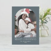 CHARLIE Blue Arch Xmas Foto Spaß frohe Weihnachten (Stehend Vorderseite)