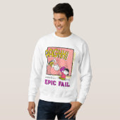 Charlie Brown and Lucy Football Comic Graphic Sweatshirt (Vorne ganz)
