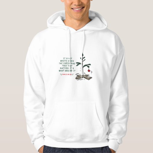 Charlie Brown Christmas Tree Hoodie T - Shirt (Vorderseite)