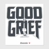 Charlie Brown "Good GTrauer" Rock Band T-Shirt Gra Aufkleber (Blatt)