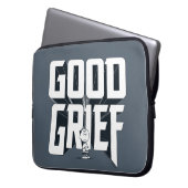 Charlie Brown "Good GTrauer" Rock Band T-Shirt Gra Laptopschutzhülle (Vorderseite Links)