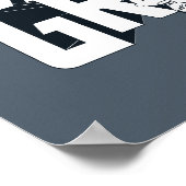 Charlie Brown "Good GTrauer" Rock Band T-Shirt Gra Poster (Ecke)