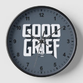 Charlie Brown "Good GTrauer" Rock Band T-Shirt Gra Uhr (Vorderseite)