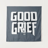 Charlie Brown "Good GTrauer" Rock Band T-Shirt Gra Wandteppich (Vorderseite)