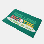 Charlie Brown | In die Urlaubssaison einrollen Fußmatte (Schrägansicht)