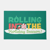 Charlie Brown | In die Urlaubssaison einrollen Fußmatte (Vorderseite)