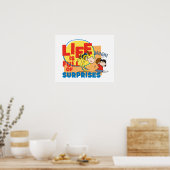 Charlie Brown & Lucy - Das Leben ist voller Überra Poster (Küche)