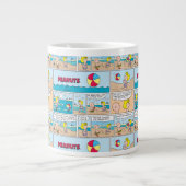Charlie Brown & Sally am Strand Jumbo-Tasse (Vorderseite)
