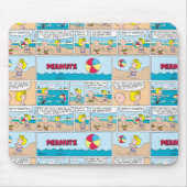 Charlie Brown & Sally am Strand Mousepad (Vorne)