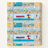 Charlie Brown & Sally am Strand Notizblock (Rückseite)