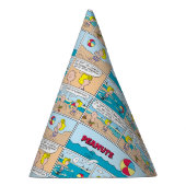 Charlie Brown & Sally am Strand Partyhütchen (Rechts)